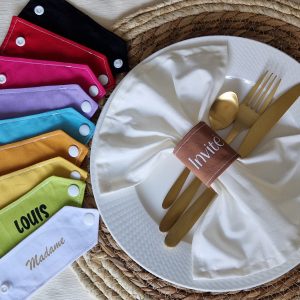 Rond de serviette personnalisé