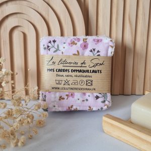 Lot de 7 carrés démaquillants