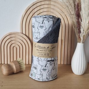 Essuie-tout lavable 8 feuilles