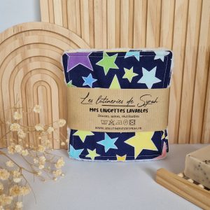 Lot de 7 lingettes lavables