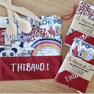 Pack école serviette et pochon
